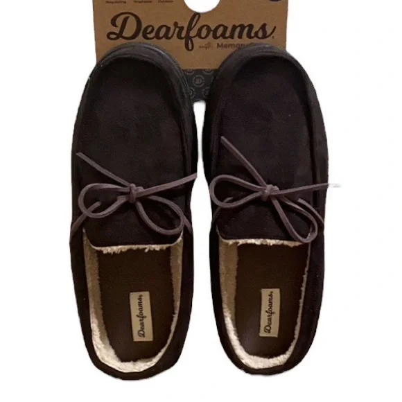 Indoor/Outdoor Shoe Slippers Dearfoams - Sz Large (11-12) - NWT - Picture 6 of 9